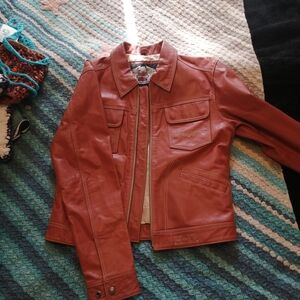 Harley-Davidson Reddish Brown Leather Jacket Timeless Design